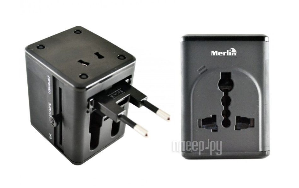   Merlin Universal Travel USB Charger 