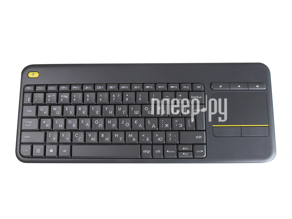   Logitech Wireless Touch Keyboard K400 Plus Black