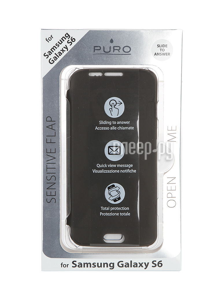  - Samsung G920F Galaxy S6 PURO Quick View + Answer Call Function Transparent SGS6SENSETR  677 