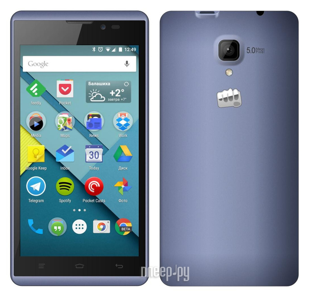 Сотовый телефон Micromax D340 Blue