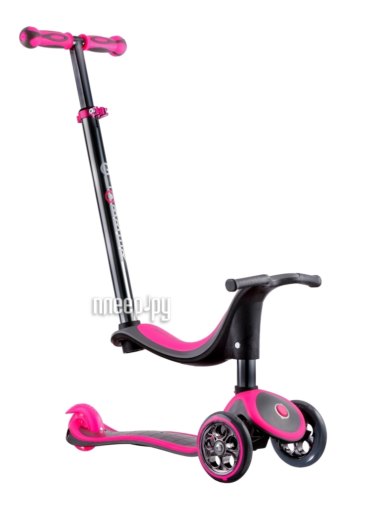  Y-SCOO RT Globber My free Seat 4 in 1 Titanium Neon Pink NTGB0000460-132  4337 