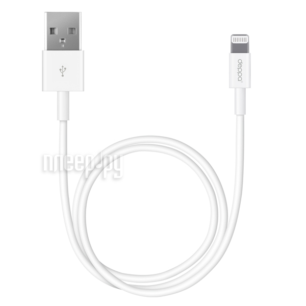  Deppa USB - 8-pin 1.2m White 72114  502 