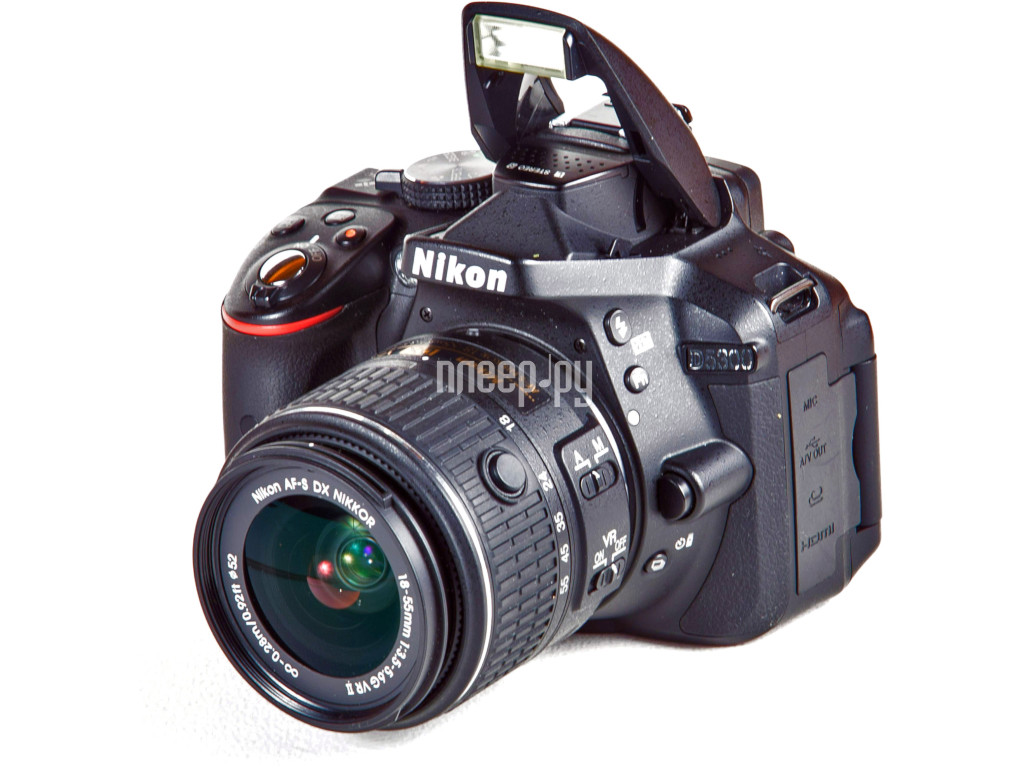  Nikon D5300 Kit 18-55 mm VR AF-P Black 