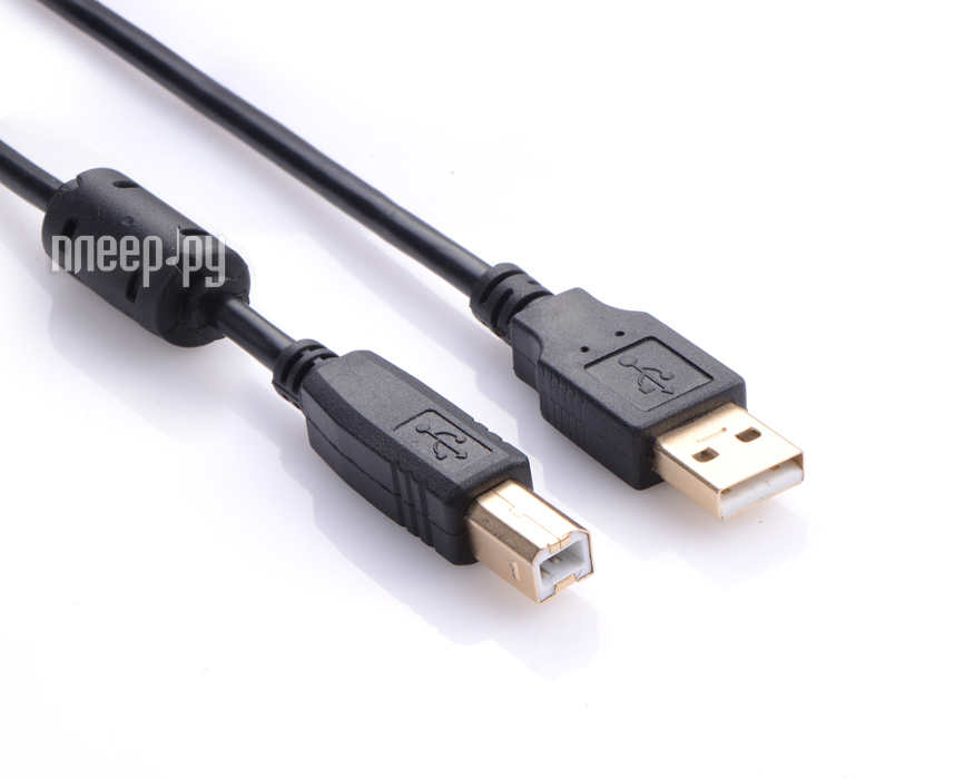  Greenconnect Premium USB 2.0 AM-BM Black GCR-UPC3M-BD2S-3.0m