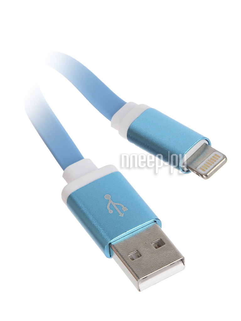  Krutoff USB - Lightning  iPhone 5 / 6 1m Blue 14266 
