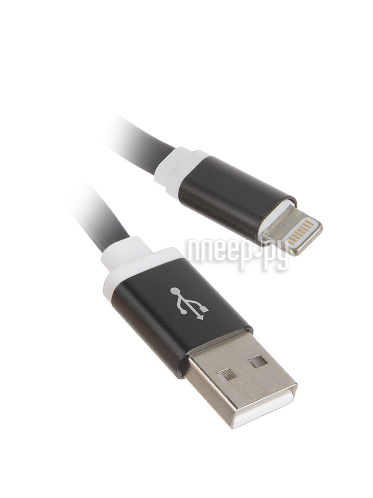  Krutoff USB - Lightning  iPhone 5 / 6 1m Black 14264  321 