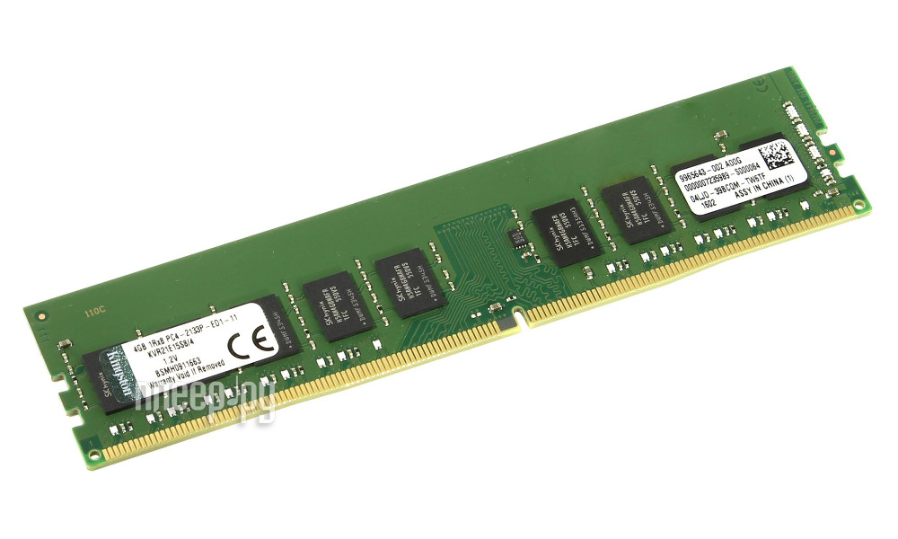   Kingston ValueRAM PC4-17000 DIMM DDR4 2133MHz CL15 - 4Gb