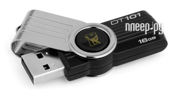 USB Flash Drive 16Gb - Kingston FlashDrive Data Traveler 101 G2 DT101G2 / 16GB