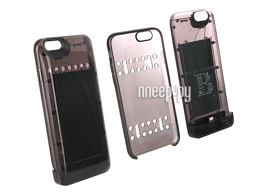  - Boostcase 2700 mAh  iPhone 6 / 6S Transparent Black BCH2700IP6-ONX  2932 