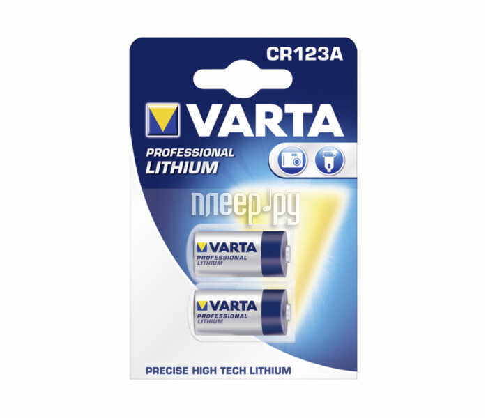  CR123A Varta Professional Lithium 6205 (2 )  270 