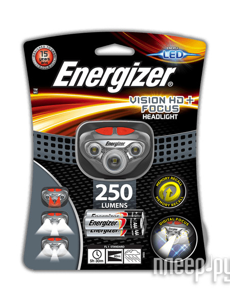  Energizer Headlight Vision HD+ Focus E300280700 