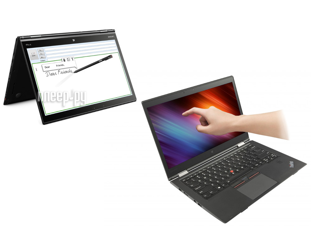  Lenovo ThinkPad X1 Yoga 20FRS0SC00 (Intel Core i7-6500U 2.5 GHz / 8192Mb / 256Gb SSD / No ODD / Intel HD Graphics / LTE / Wi-Fi / Bluetooth / Cam / 14.0 / 2560x1440 / Touchscreen / Windows 10 64-bit) 