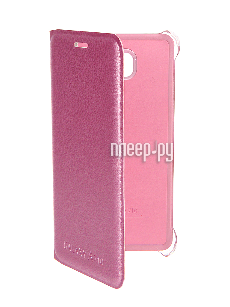   Samsung Galaxy A7 2016 Activ Book Case S View Cover Wallet Pink 58041 