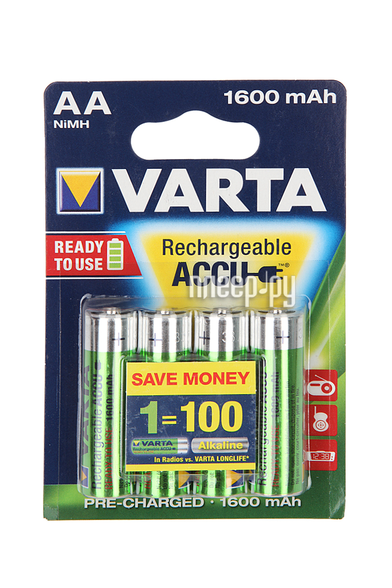  AA - Varta R6 1600 mAh (4 ) 