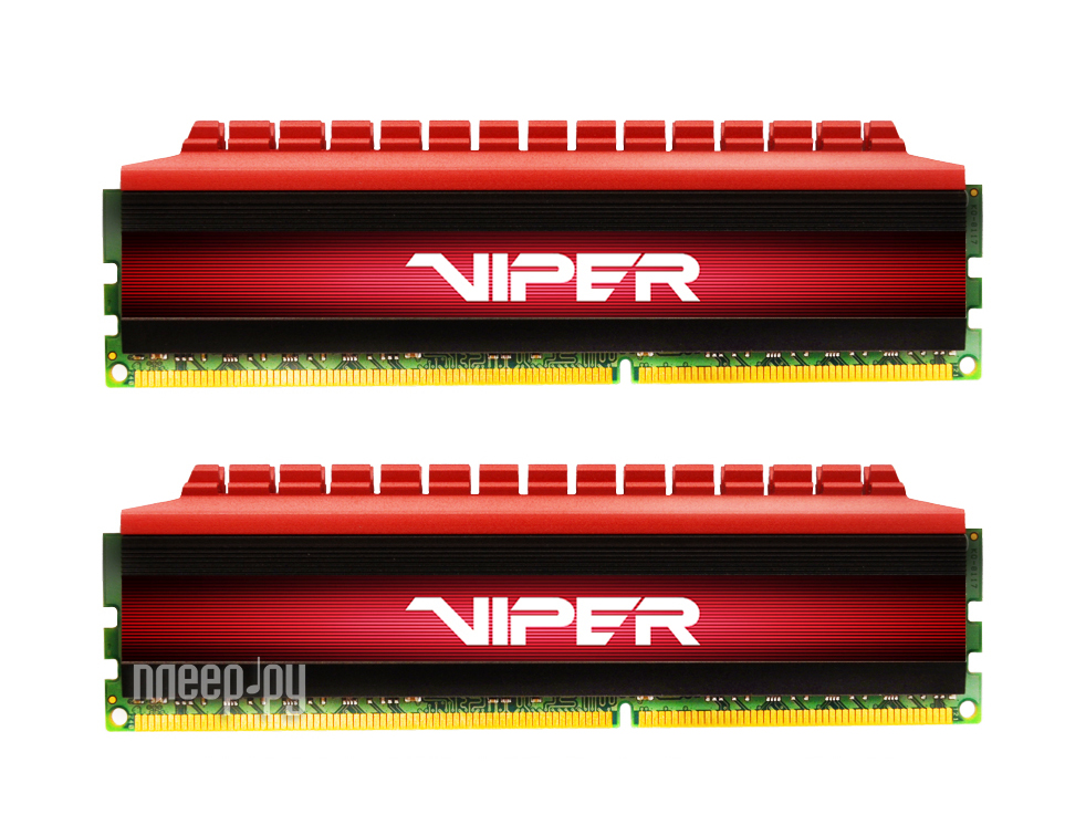   PATRIOT Memory Viper 4 DDR4 DIMM 2800MHz PC4-22400 CL16 - 16Gb KIT (2x8Gb) PV416G280C6K 