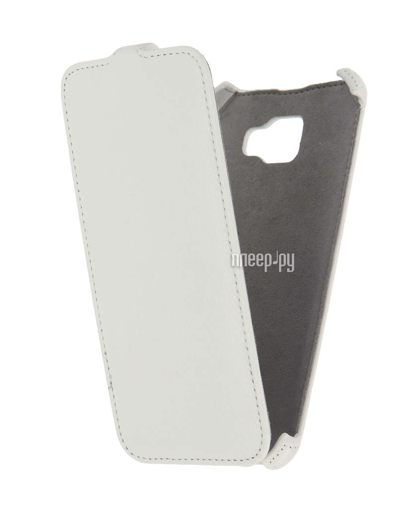   Samsung Galaxy A7 2016 Activ Flip Case Leather White 57540 