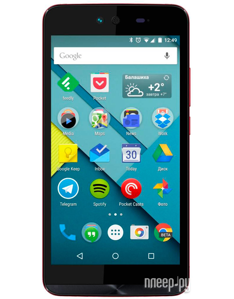 Сотовый телефон Micromax Q338 Canvas Magnus 2 Red