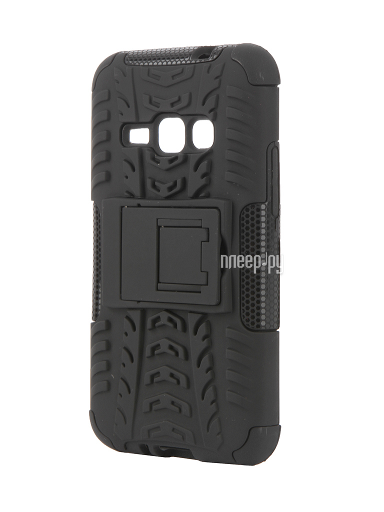   Samsung Galaxy J1 2016 SkinBox Defender Case Black T-S-SGJ12016-06