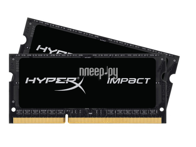   Kingston HyperX Impact DDR3L SO-DIMM 2133MHz PC3-17000 - 8Gb KIT (2x4Gb) HX321LS11IB2K2 / 8  4800 