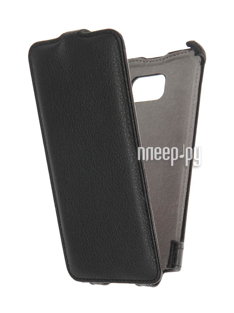   Samsung Galaxy Note 5 SM-N920 Activ Flip Case Leather Black 58546 