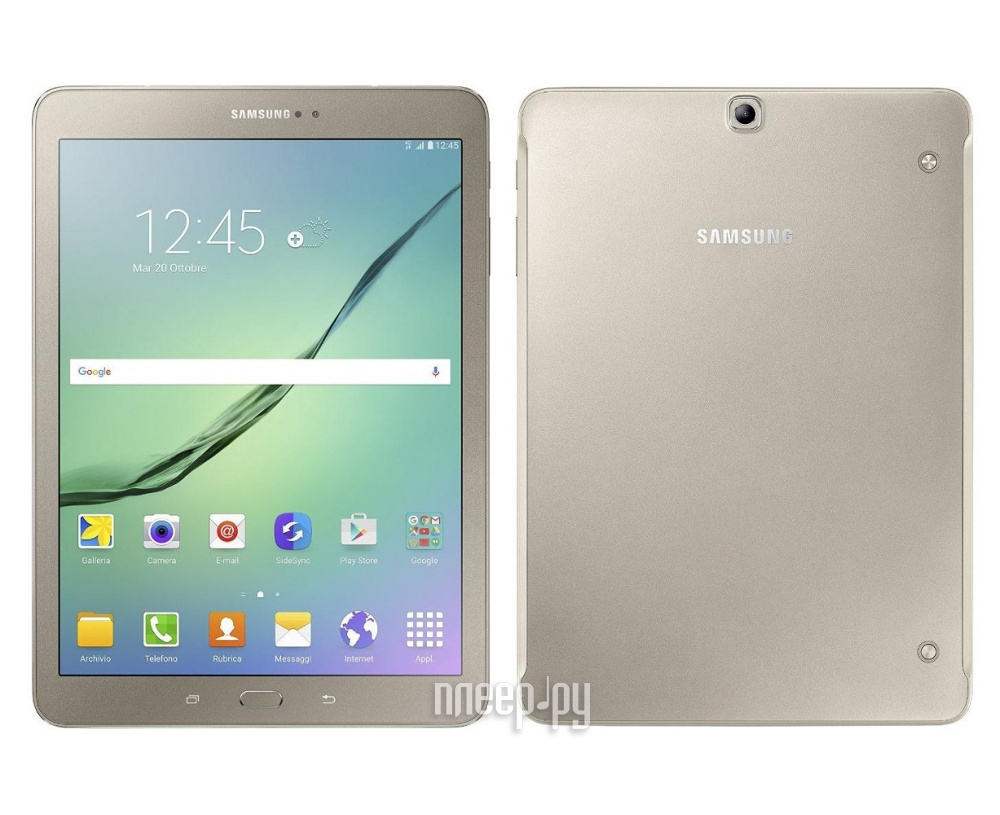  Samsung SM-T819 Galaxy Tab S2 9.7 - 32Gb LTE Wi-Fi Gold SM-T819NZDESER (Qualcomm Snapdragon 652 1.8 GHz / 3072Mb / 32Gb / Wi-Fi / Bluetooth / Cam / 9.7 / 2048x1536 / Android)