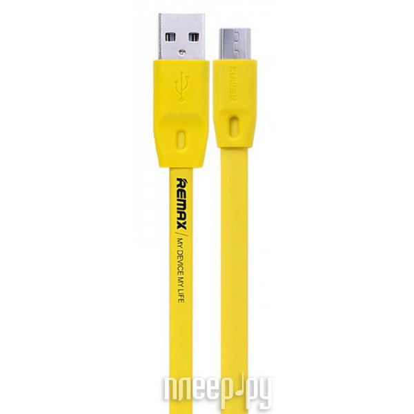  Remax USB - MicroUSB Full Speed 2m Yellow 14362