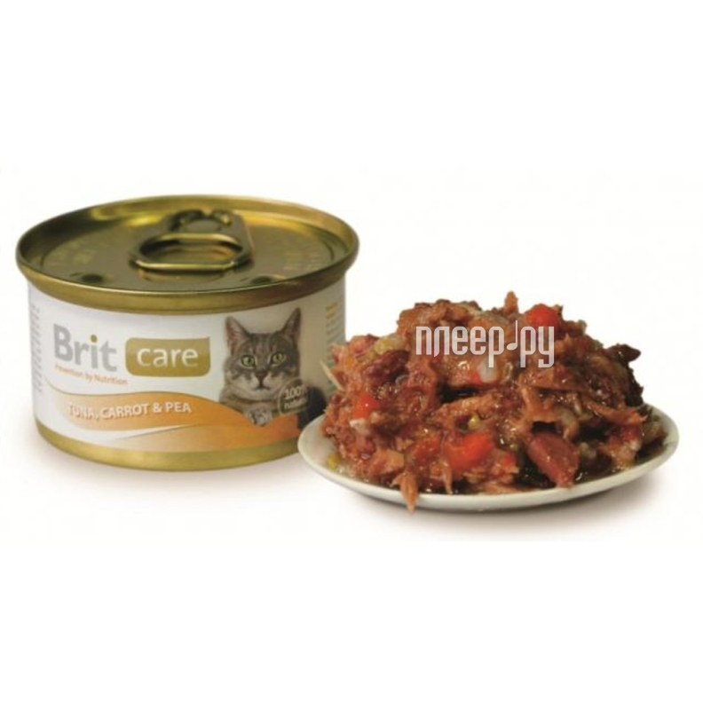  Brit Tuna Carrot&Pea 80g   100062 / 3049  64 