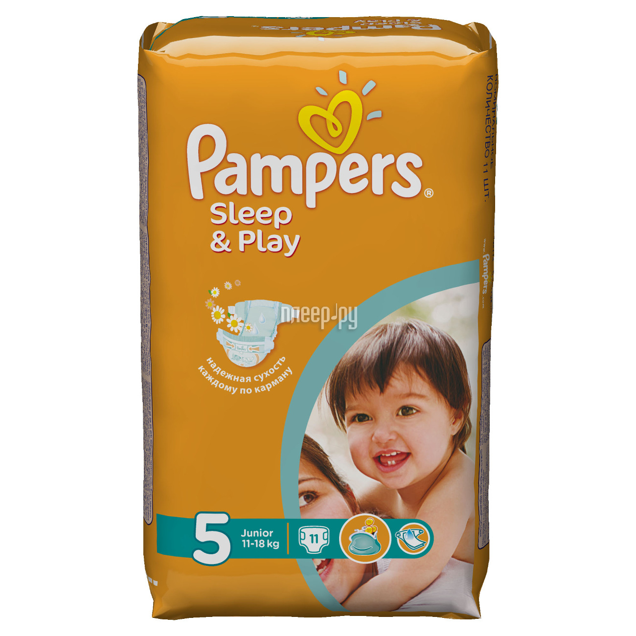  Pampers Sleep & Play Junior 11-18 11 4015400147749  161 