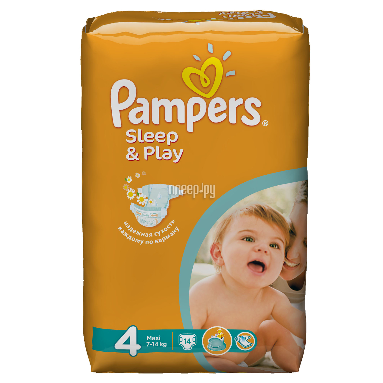  Pampers Sleep & Play Maxi 7-14 14 4015400166658  152 