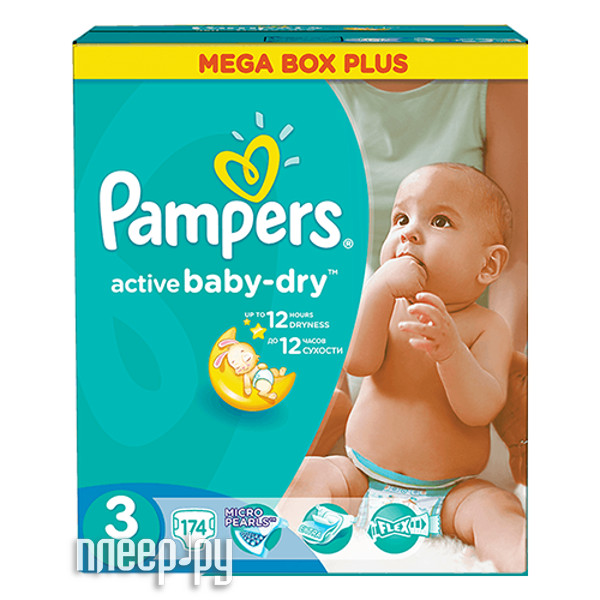  Pampers Active Baby-Dry Midi 5-9 174 4015400737551 