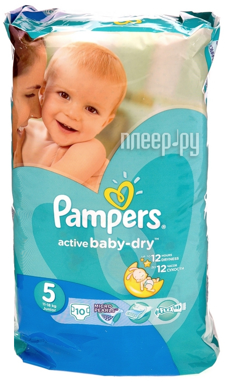  Pampers Active Baby-Dry Junior 11-18 10 4015400815464  160 