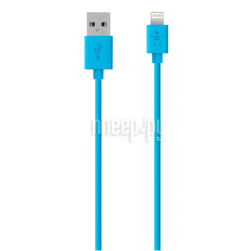  Belkin Mixit Lightning to USB Cable 1.2m Blue F8J023bt04-BLU  1199 