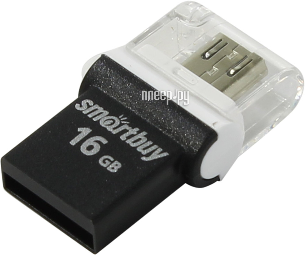 USB Flash Drive 16Gb - SmartBuy SB16GBPO-K 