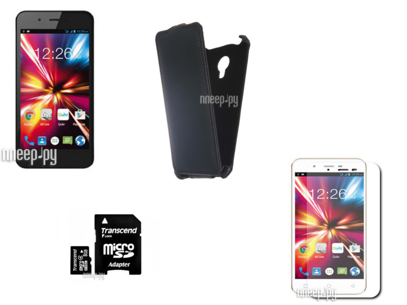 Сотовый телефон Micromax Q380 Canvas Spark Black Champagne Выгодный набор!!!