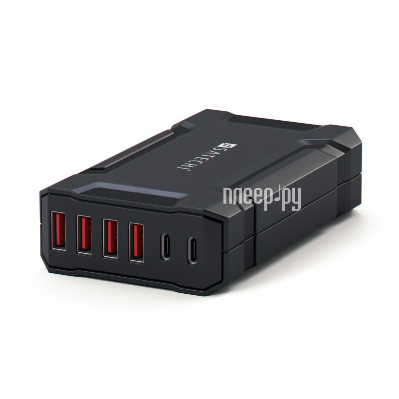   Satechi 60W 6 Ports USB / Type-C Black B01G67O7PE /