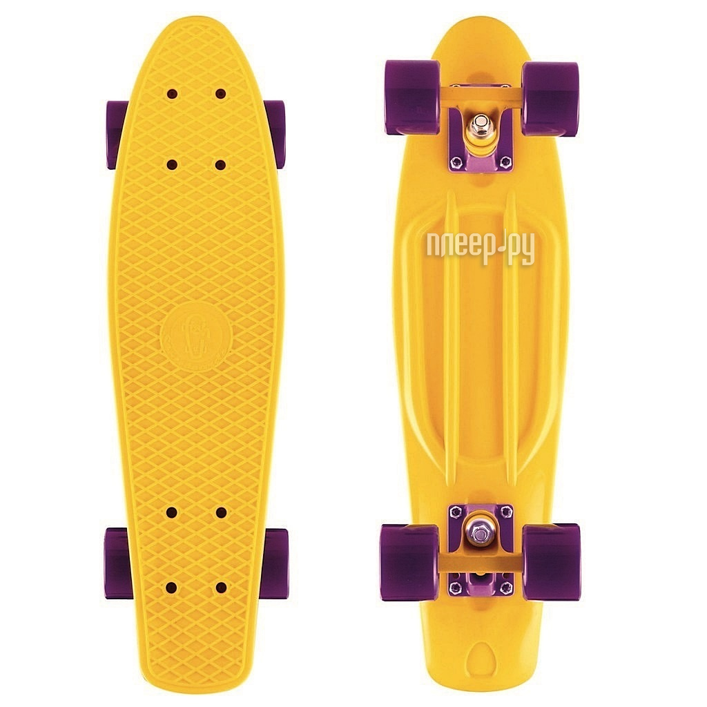  Y-SCOO Fishskateboard 22 Yellow-Dark Purple 401-Y 
