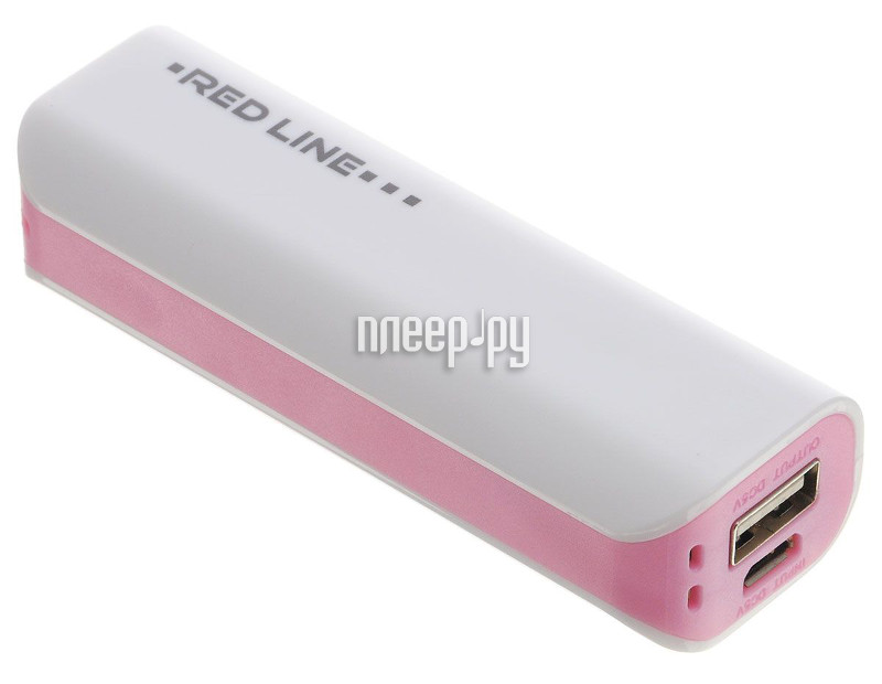  Red Line R-3000 Power Bank 3000mAh Pink  416 
