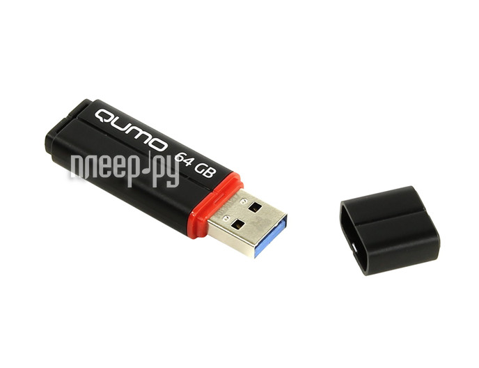 USB Flash Drive 64Gb - Qumo Speedster Black  1219 