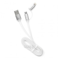 Фото Gembird Cablexpert USB AM/microBM 5P to iPhone Lightning 1m White CC-mAPUSB2w1m