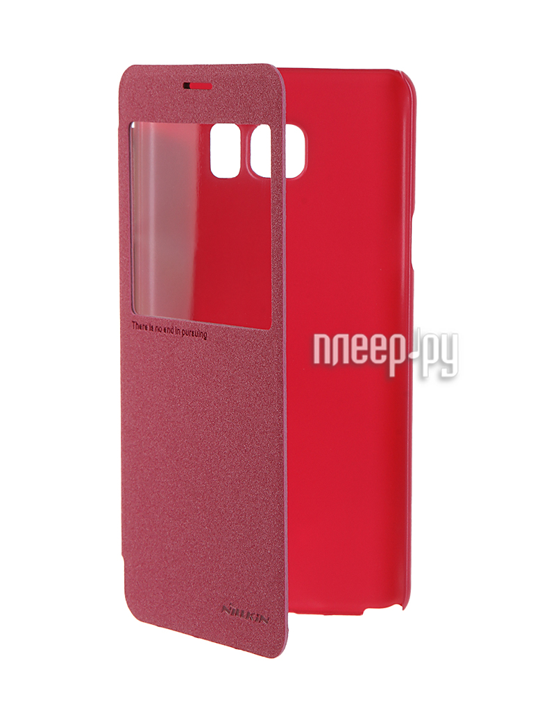   Samsung Galaxy Note 5 N920T Nillkin Sparkle Pink-Red  606 