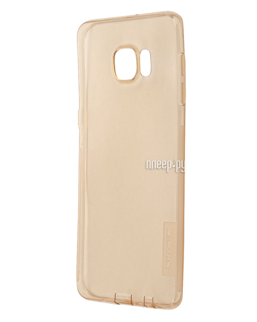   Samsung Galaxy S6 Edge+ G928T Nillkin Nature TPU Transparent Gold  262 