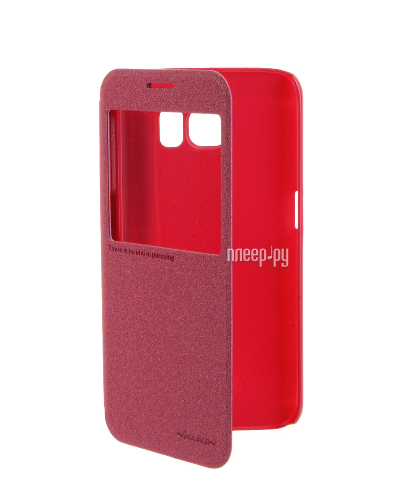   Samsung Galaxy S6 G920F Nillkin Sparkle Pink-Red  614 