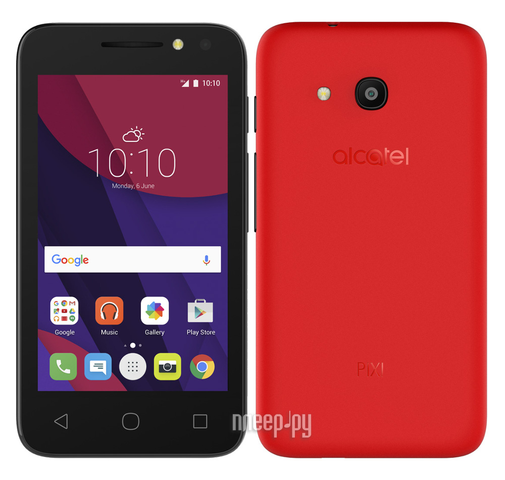   Alcatel OneTouch 4034D PIXI 4 Tango Red 