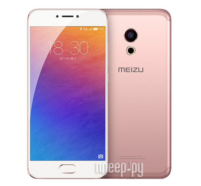   Meizu Pro 6 64Gb Rose Gold-White 