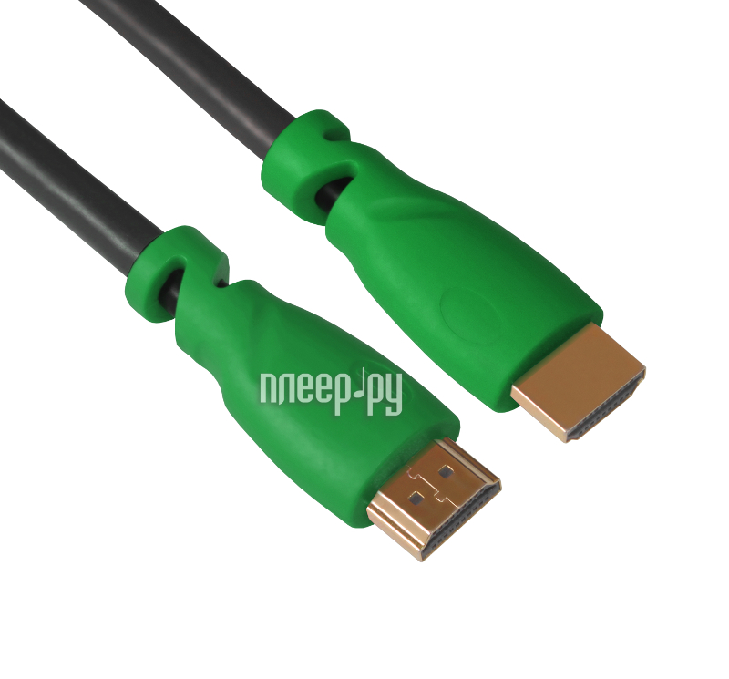  Greenconnect HDMI M / M v1.4 3m Black-Green GCR-HM320-3.0m 