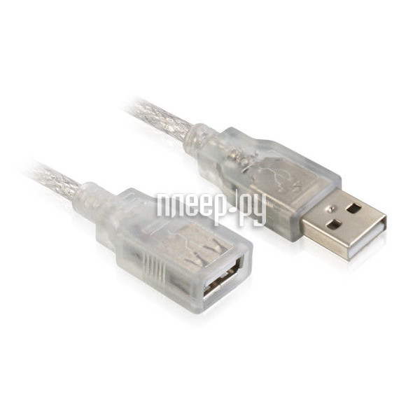  Greenconnect Premium USB 2.0 AM-AF Transparent GCR-UEC21M-BD2S-1.0m  402 
