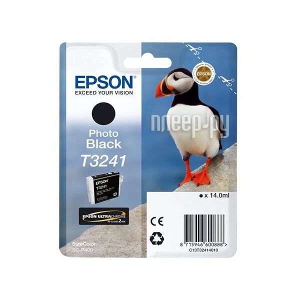  Epson T3241 C13T32414010 Photo Black  SC-P400