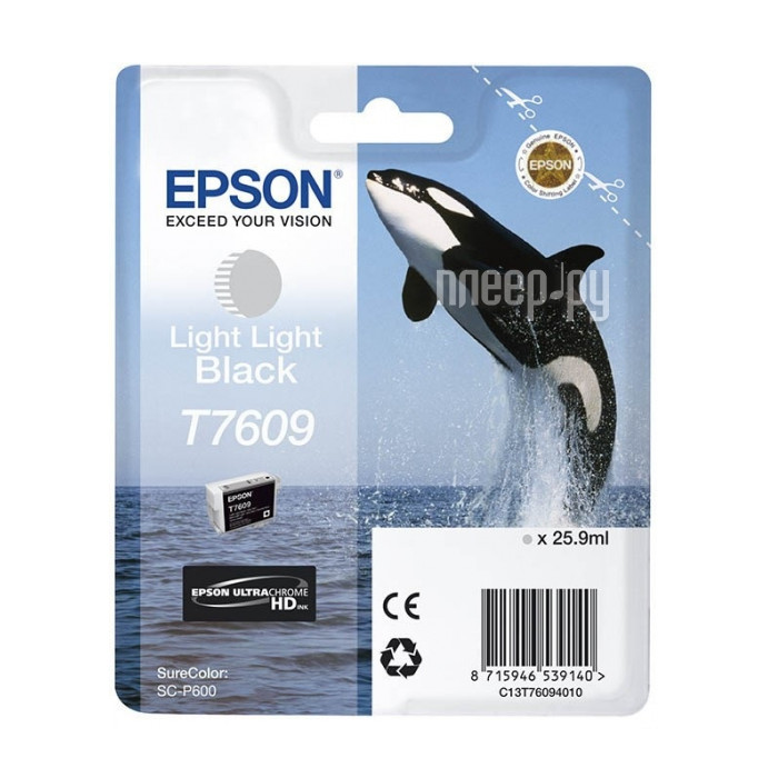  Epson T7609 C13T76094010 Light Light Black  SC-P600