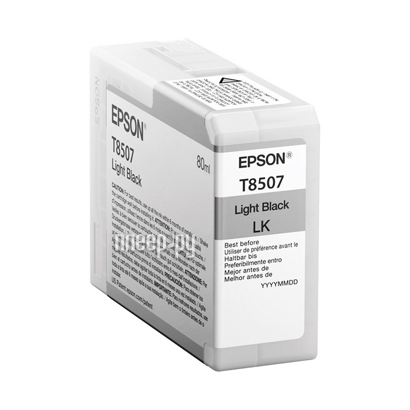  Epson T8507 C13T850700 Light Black  SC-P800  3647 