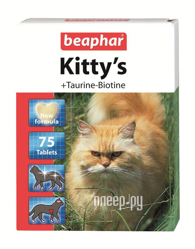  Beaphar Kittys+Taurine+Biotin 75   12509  100 